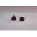 925 Sterling Silver Studs Earring with Natural Garnet Stones